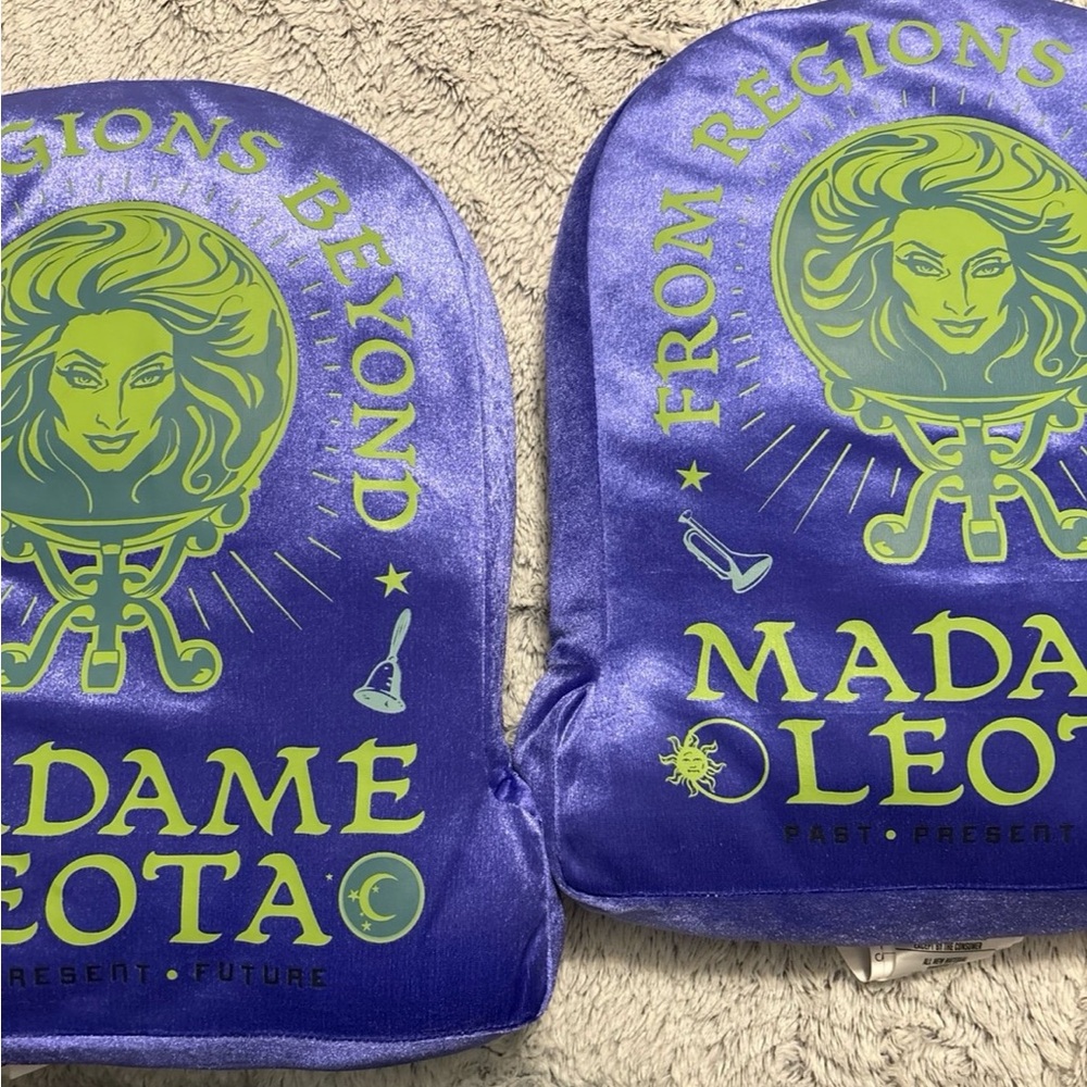 Disney parks Madame Leota Purple Pillow Set